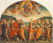 PERUGINO, Pietro, The Almighty with Prophets and Sybils